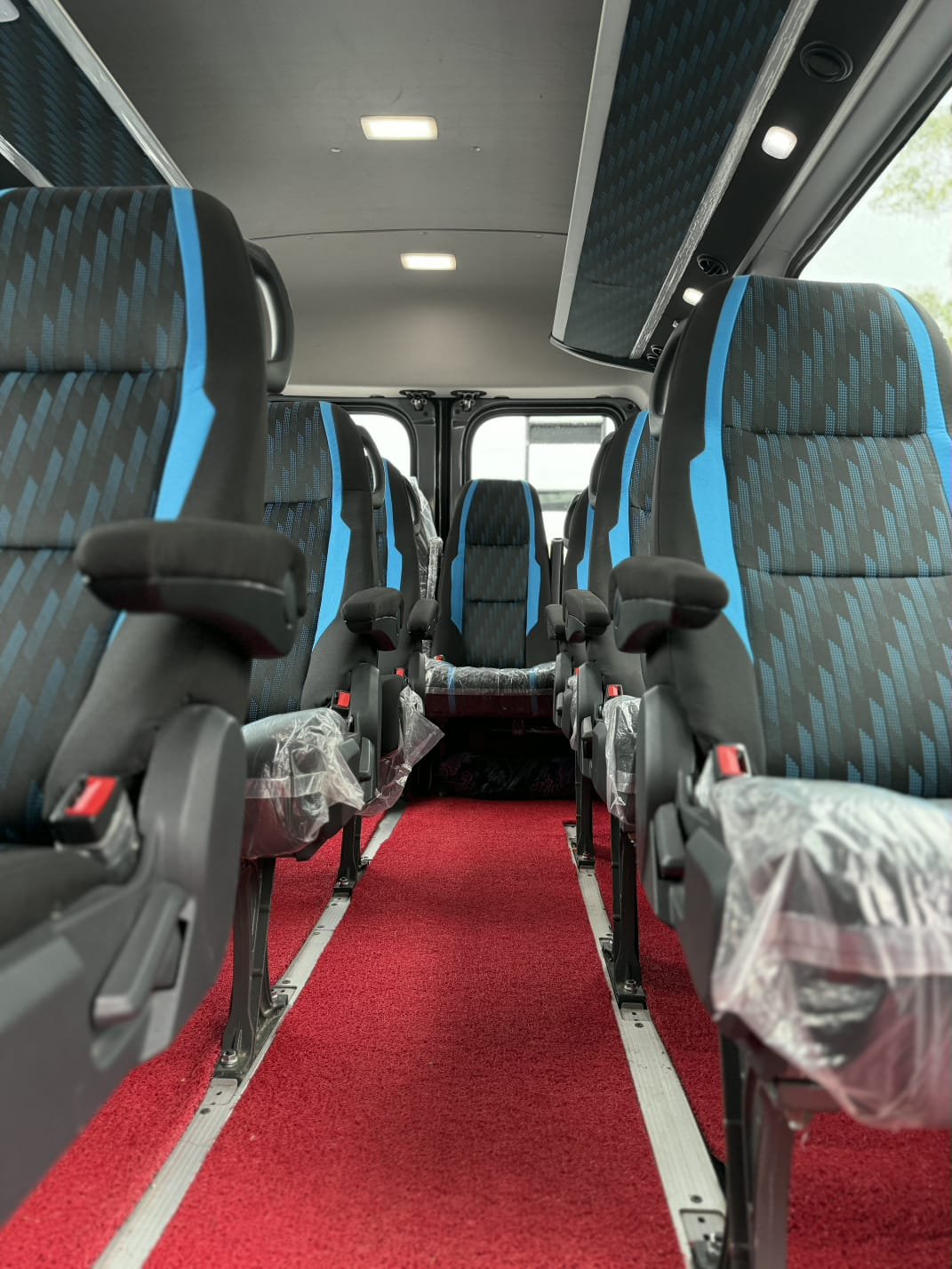 Urbania Tempo Traveller Hire in Chandigarh interior