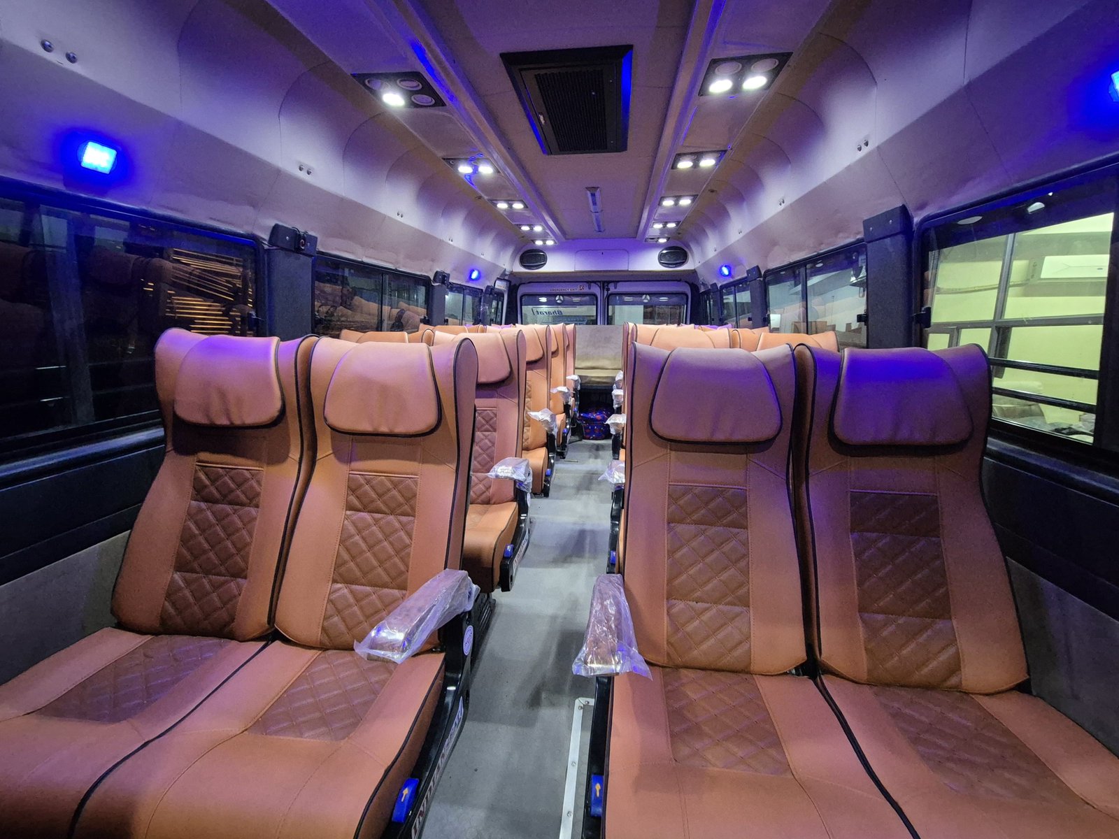 24 Seater Tempo Traveller Hire in Chandigarh interior